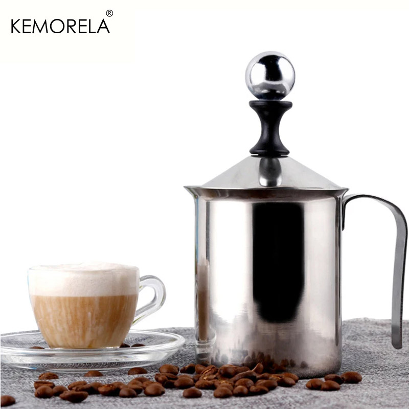 Kitchen Appliances Sales - 400ML Stainless Milk Frother Foam Maker