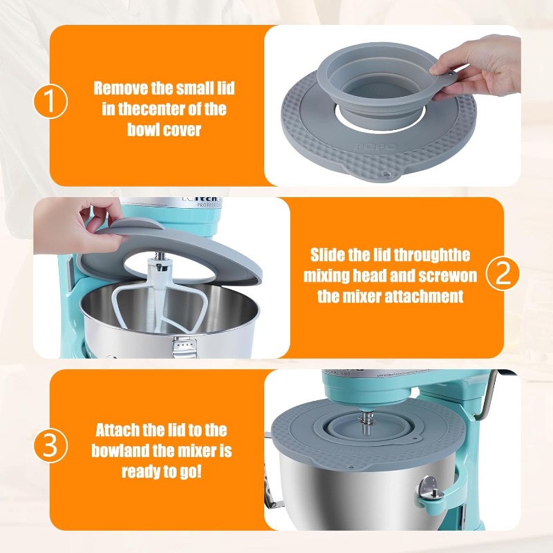 Silicone Mixer Bowl Cover Comp - Kitchen Appliances Small 评论和价格