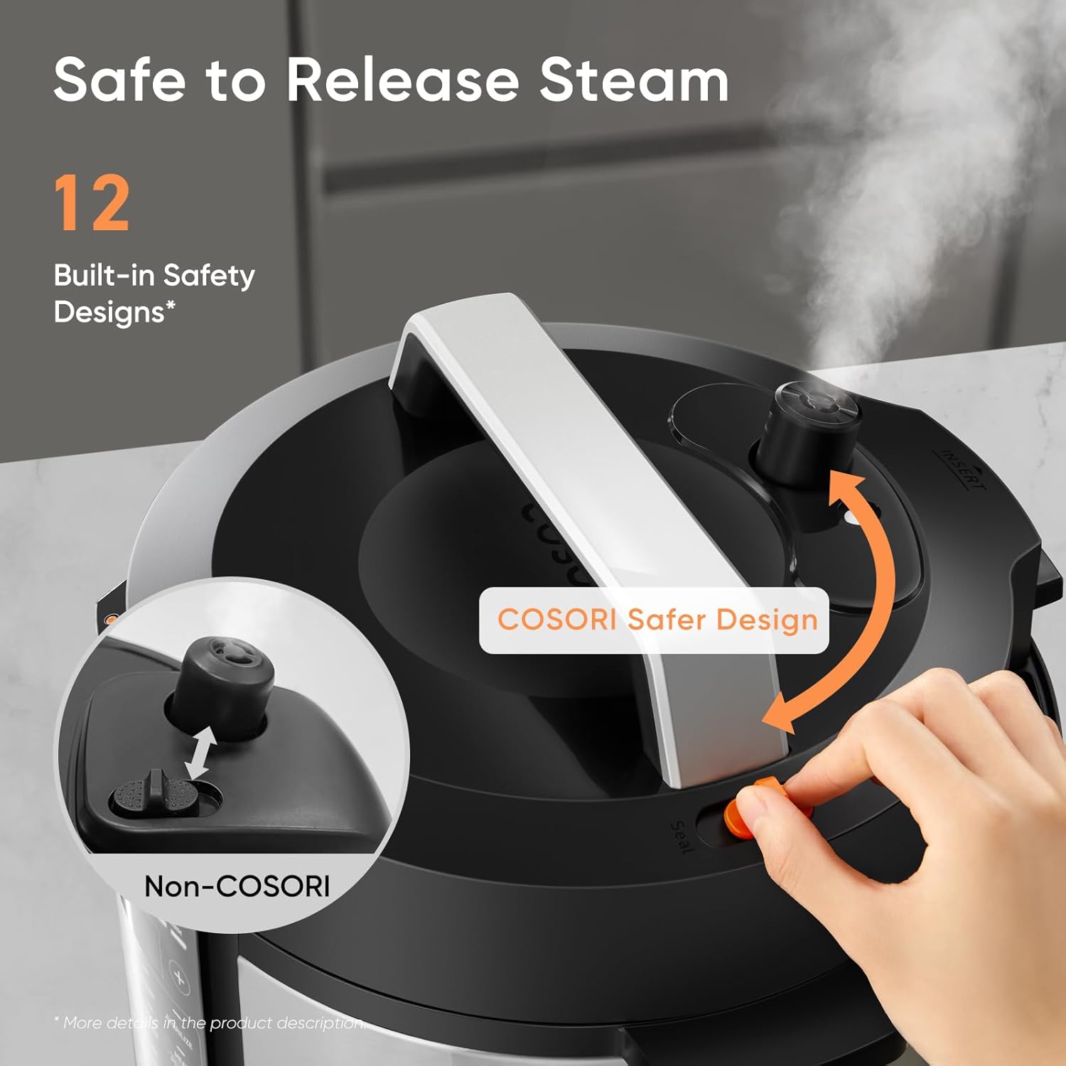 Pressure Cooker 6QT 9-in-1 Mul - Slow Cooker Ceramic 评论和价格
