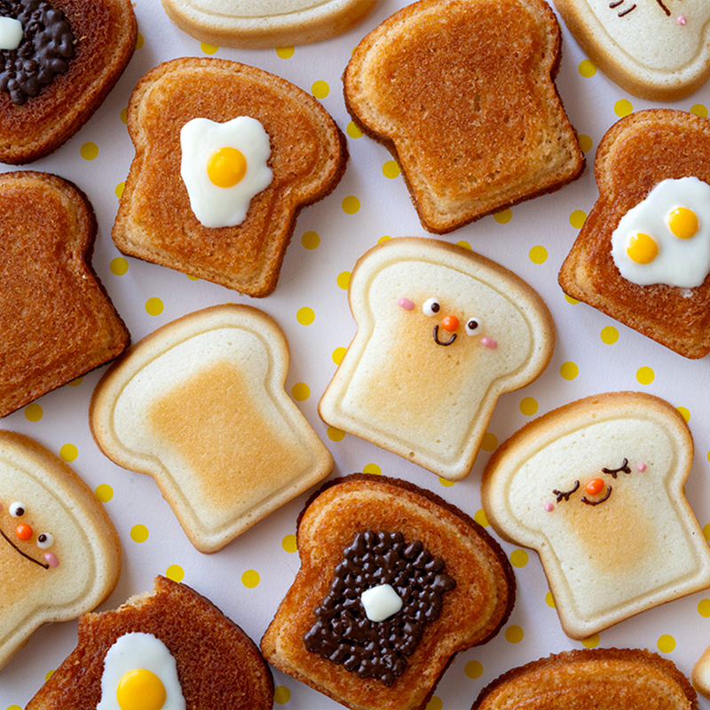 8 Cavity Toast Bread Pattern C - Kitchen Appliances For Baking 评论和价格