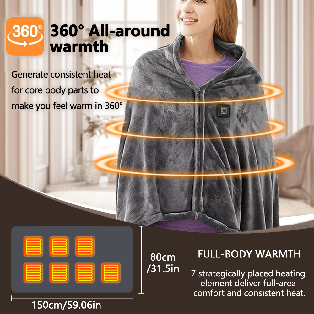 Heated Blanket USB Heating Sha - Kitchen Appliances Electric Stove 评论和价格