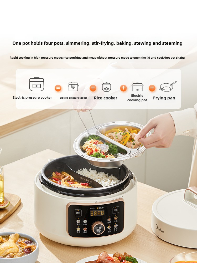 Midea Electric Pressure Cooker - Slow Cooker Ceramic 评论和价格