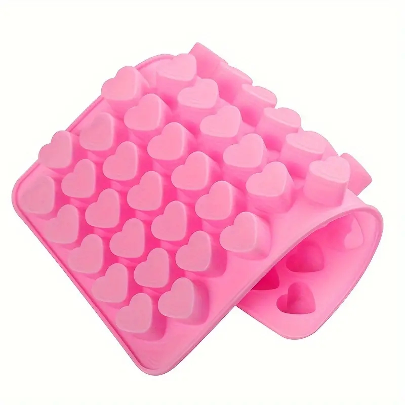 55 Mini Heart Shapes Silicone  - Kitchen Appliances For Baking 评论和价格