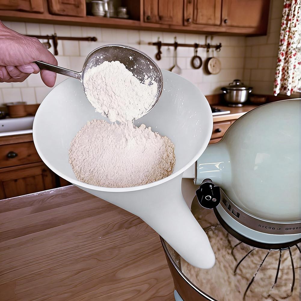 Spill Proof Flour Funnel for 5 - Kitchen Appliances Sales 评论和价格