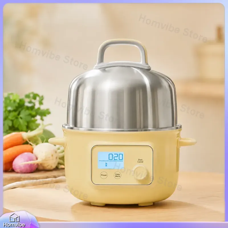 1.5L Electric Steamer Pot with - Kitchen Appliances Small 评论和价格