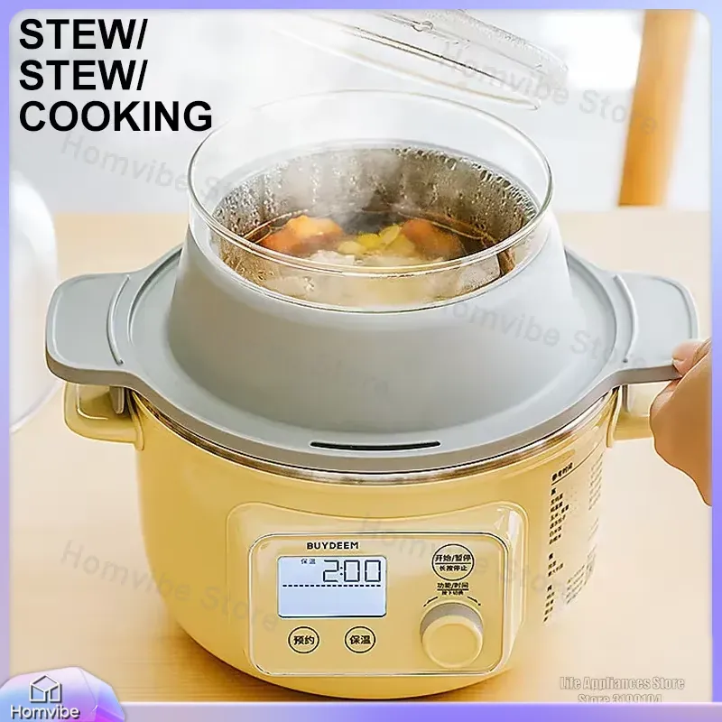 1.5L Electric Steamer Pot with - Kitchen Appliances Small 评论和价格