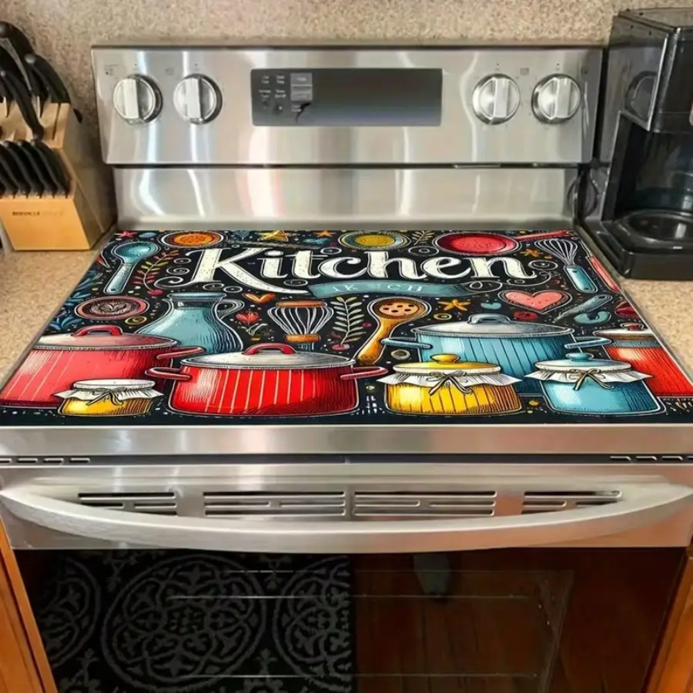 1pc Kitchen Stove Cover Protec - Kitchen Appliances Electric Stove 评论和价格