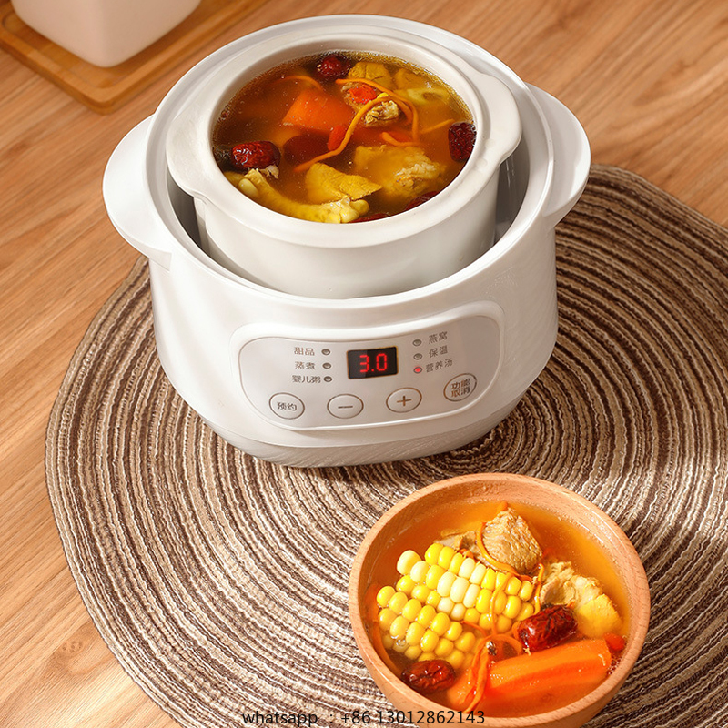 200W Electric Slow Cooker Food - Slow Cooker Ceramic 评论和价格
