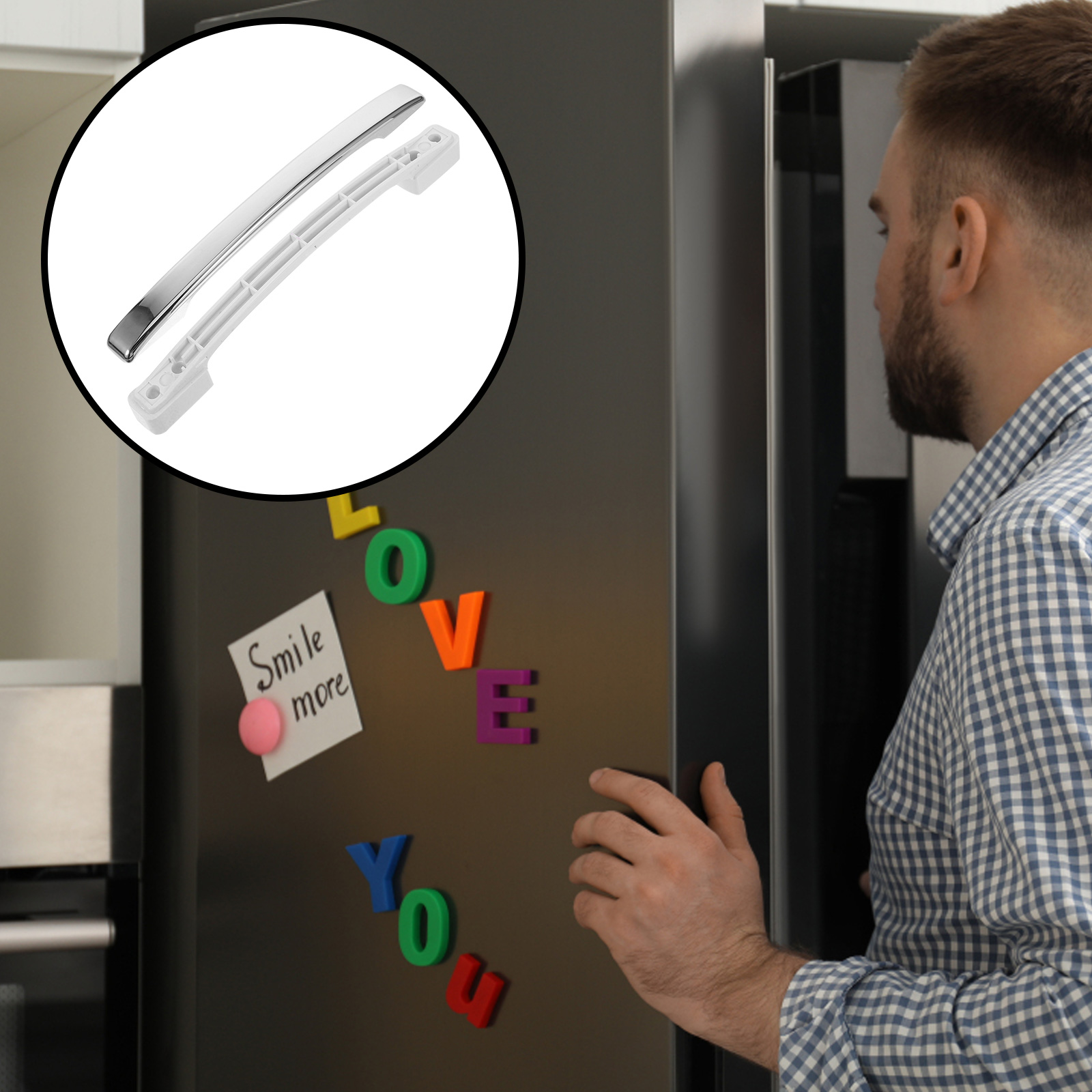 1pc Refrigerator Handle Door F - Kitchen Appliances Repair 评论和价格