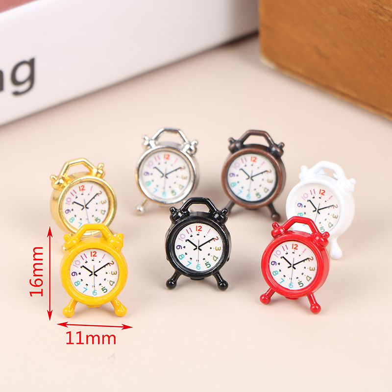 1PC 1:12 Scale Alarm Clock Dol - Kitchen Appliances Store 评论和价格