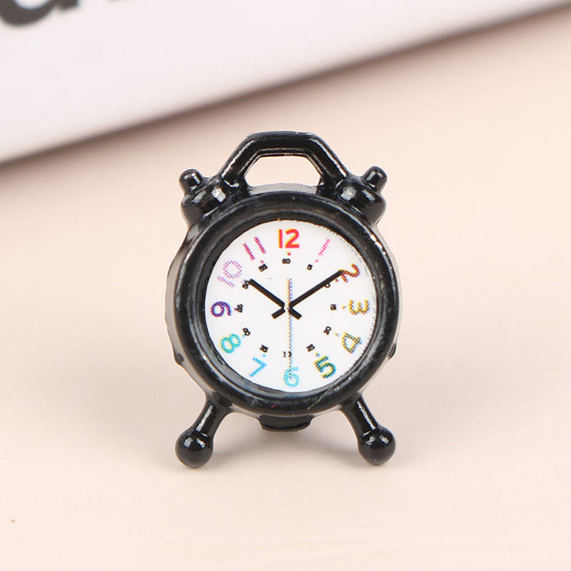 1PC 1:12 Scale Alarm Clock Dol - Kitchen Appliances Store 评论和价格