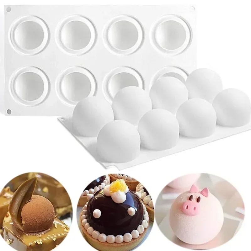 3D Sphere Silicone Mold For Mo - Kitchen Appliances For Baking 评论和价格