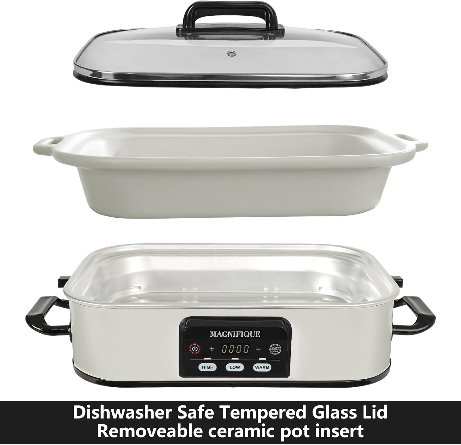4 Quart Digital Slow Cooker, C - Slow Cooker Ceramic 评论和价格