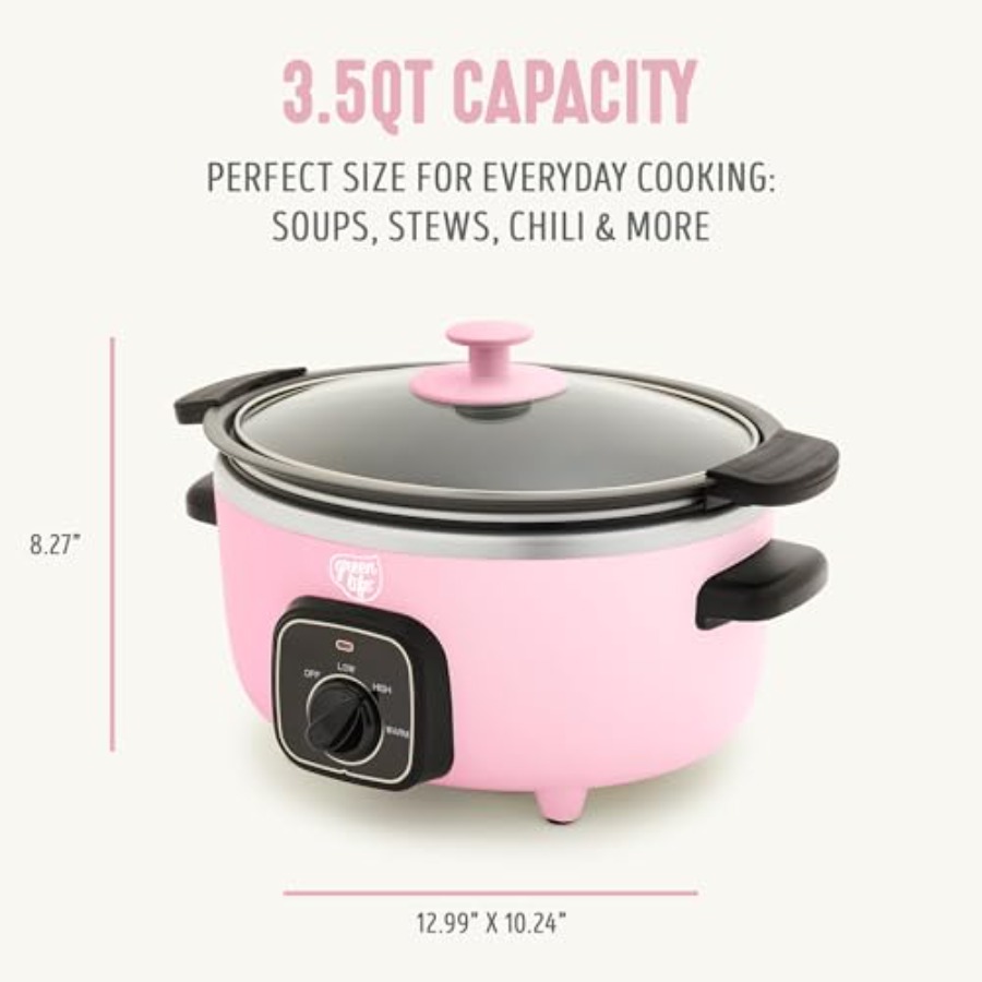 3.5QT Slow Cooker, PFAS-Free N - Slow Cooker Ceramic 评论和价格