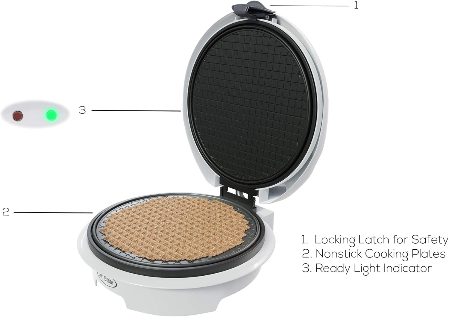 Electric Waffle Cone Maker wit - Kitchen Appliances Small 评论和价格