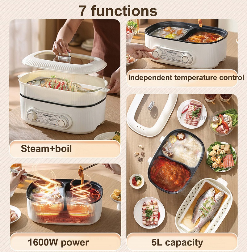 6L Double Liner Electric Hot P - Slow Cooker Ceramic 评论和价格