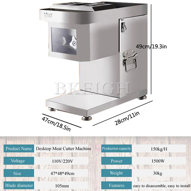 Electric Commercial Meat Cutte - Kitchen Appliances Small 评论和价格