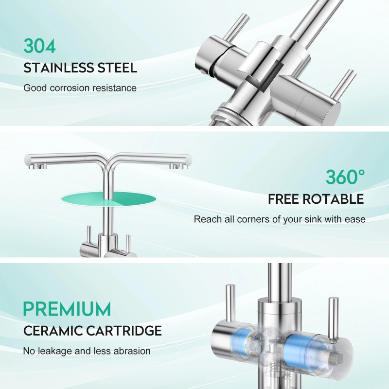 Soda 4 Way Kitchen Faucet Kitc - Kitchen Appliances Sales 评论和价格