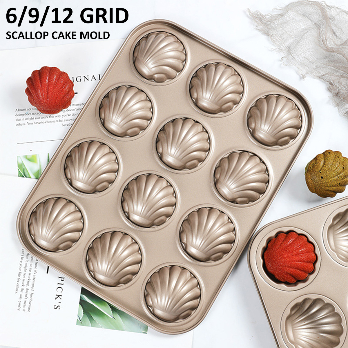 Madeleine Mold Shell Shape Bak - Kitchen Appliances For Baking 评论和价格