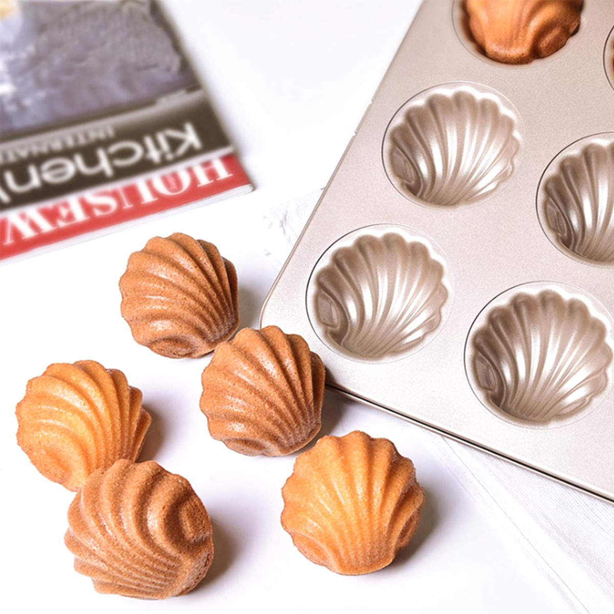 Madeleine Mold Shell Shape Bak - Kitchen Appliances For Baking 评论和价格