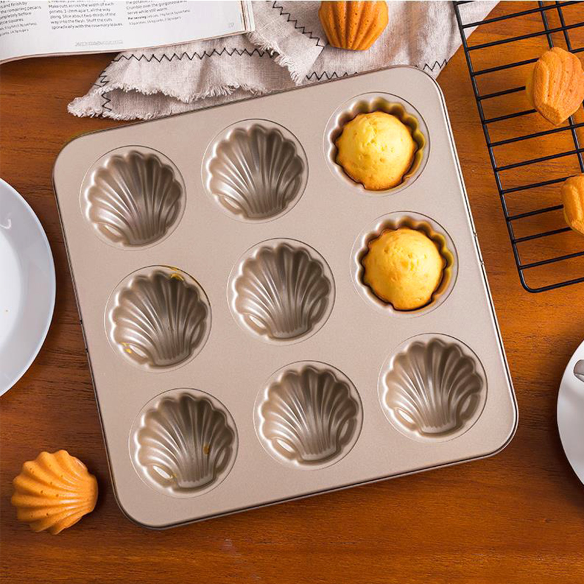 Madeleine Mold Shell Shape Bak - Kitchen Appliances For Baking 评论和价格