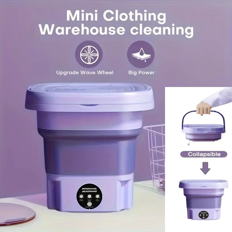 8L Foldable Mini Washing Machi - Kitchen Appliances Small 评论和价格
